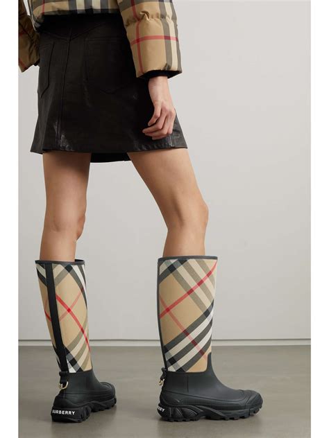 bottes burberry femme|net a porter burberry rain boots.